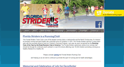 Desktop Screenshot of floridastriders.com